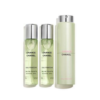 Chanel Chance Eau Fraiche Woda Toaletowa 3x20ml Wkłady z Etui