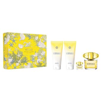 Versace Yellow Diamond Woda Toaletowa 90ml & Shower Gel 100ml & Body Lotion 100ml & Edt 5ml ZESTAW