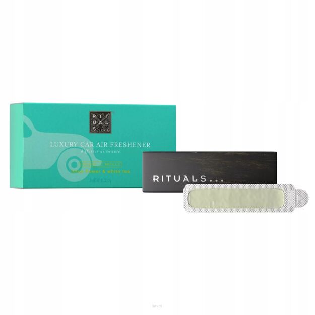 Rituals Luxury Car Air Refreshener Holder & 2 Refills, The Ritual Of Karma Lotus Flower & White Tea 2szt x 3g