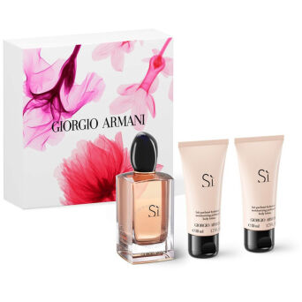 Giorgio Armani Si Woda Perfumowana 100ml & Perfumed Body Lotion 50ml & Shower Gel 50ml ZESTAW