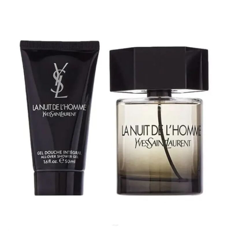 yves saint laurent la nuit de l'homme woda toaletowa 100 ml   zestaw  