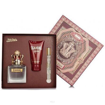 Jean Paul Gaultier Scandal Homme Woda Toaletowa 100ml & Edt 10ml & Shower Gel 75ml ZESTAW