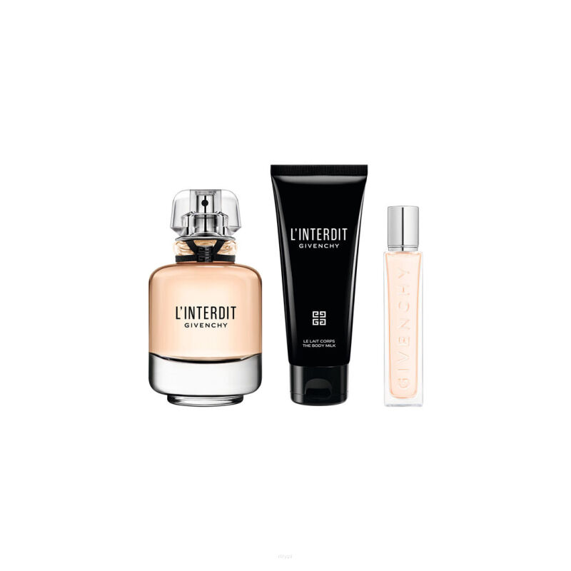 givenchy l'interdit woda perfumowana 80 ml   zestaw 