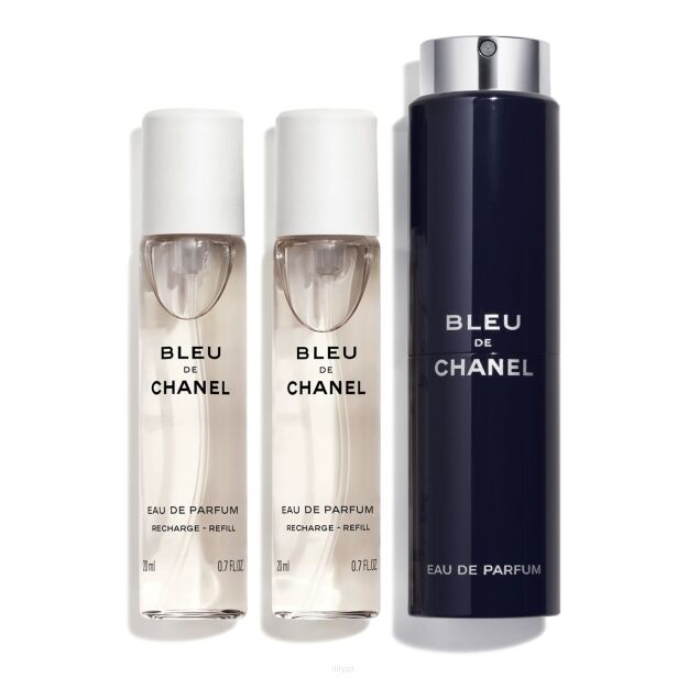 Chanel Bleu De Chanel Woda Perfumowana 3x20ml WKŁADY Z ETUI