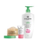 Collistar Unbox Your Confidence Fluid Moisturizing 400 ml & Collistar Scrub 150 g & Collistar Gel Cream 15 ml ZESTAW - 5