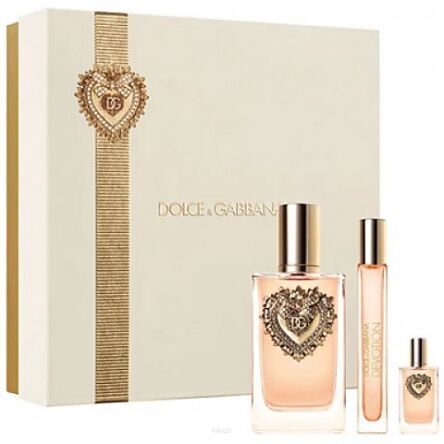 Dolce & Gabbana Devotion Woda Perfumowana 100ml & Edp 10ml & Edp 5ml ZESTAW