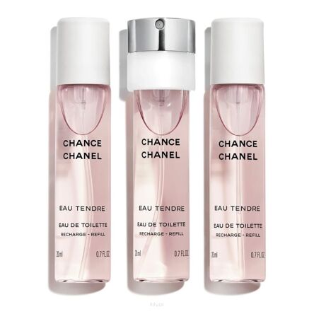 Chanel Chance Eau Tendre Woda Toaletowa 3x20ml WKŁADY