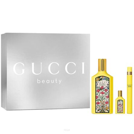 Gucci Flora Gorgeous Orchid Woda Perfumowana 100ml & Woda Perfumowana 10ml & Woda Perfumowana 5ml ZESTAW