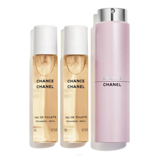 Chanel Chance Woda Toaletowa 3x20ml WKŁADY Z ETUI