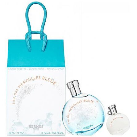 Hermes Eau Des Merveilles Bleue Woda Toaletowa 50ml & Woda Toaletowa 7,5ml