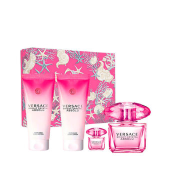 Versace Bright Crystal Absolu Woda Perfumowana 90ml & Shower Gel 100ml & Body Lotion 100ml & Edt 5ml ZESTAW