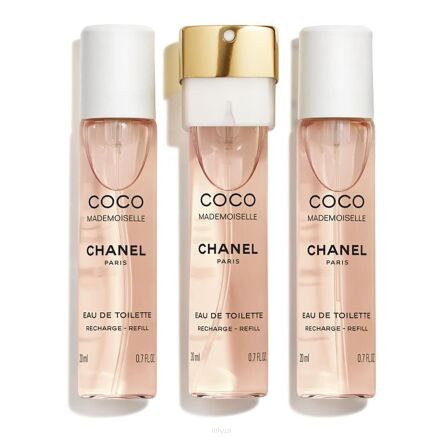Chanel Coco Mademoiselle Woda Toaletowa 3x20ml WKŁADY Z ETUI